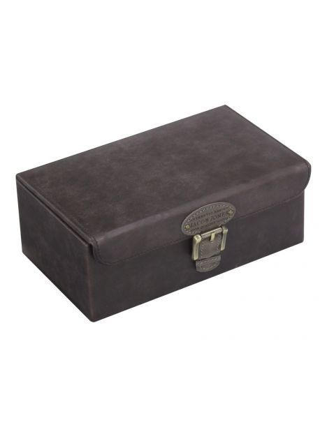 Ecrin Jacob Jones, Montres et Boutons de manchette. Marron Jacob Jones