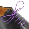 lacets ronds 2mm, coton ciré, violet digitale Les Lacets Français
