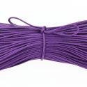 lacets ronds 2mm, coton ciré, violet digitale Les Lacets Français Lacets