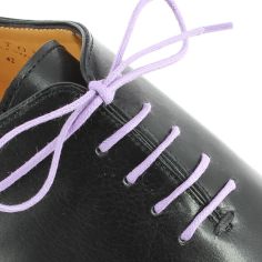 lacets ronds 2mm, coton ciré, Lavande Les Lacets Français 2