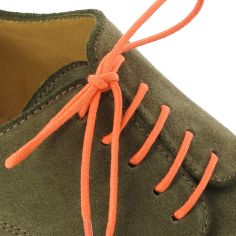 lacets ronds 2mm, coton ciré, Mandarine Les Lacets Français 2