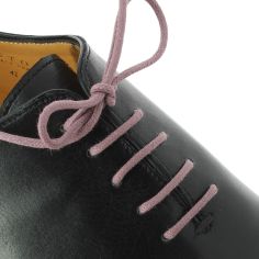 lacets ronds 2mm, coton ciré, Lie de vin Les Lacets Français 2