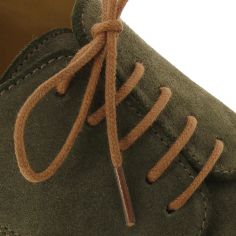 lacets ronds 2mm, coton ciré, marron cuivre Les Lacets Français 2