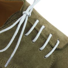 lacets ronds 2mm, coton ciré, gris Cendre Les Lacets Français 2