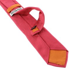 Cravate rose, soie italienne, Rose Ribes Tony & Paul 2