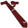 Cravate Luxe faite à la main, Rouge Peonia Tony & Paul
