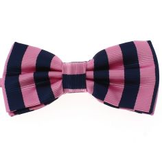 Noeud Papillon CLJ, Rugby navy et Rose Clj Charles Le Jeune 2