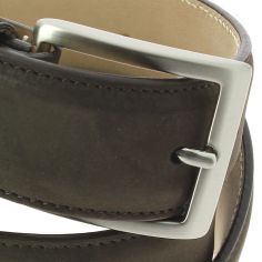 Ceinture cuir, Nubuck couleur marron foncé Robert Charles 2