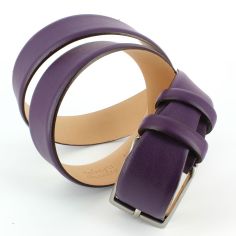 Ceinture cuir de veau, prune, 35mm Robert Charles 2