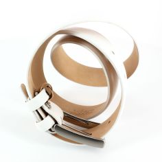 Ceinture cuir de veau, blanc, 35mm Robert Charles 2