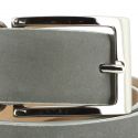 Ceinture cuir, Nubuck gris, 35mm Robert Charles