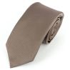 Cravate soie 6 plis, Taupe, Faite à la main Tony & Paul Cravates