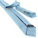 Cravate soie 6 plis, Tevere Bleu, Faite à la main Tony & Paul Cravates