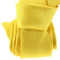 Cravate CLJ, Jaune poussin Clj Charles Le Jeune