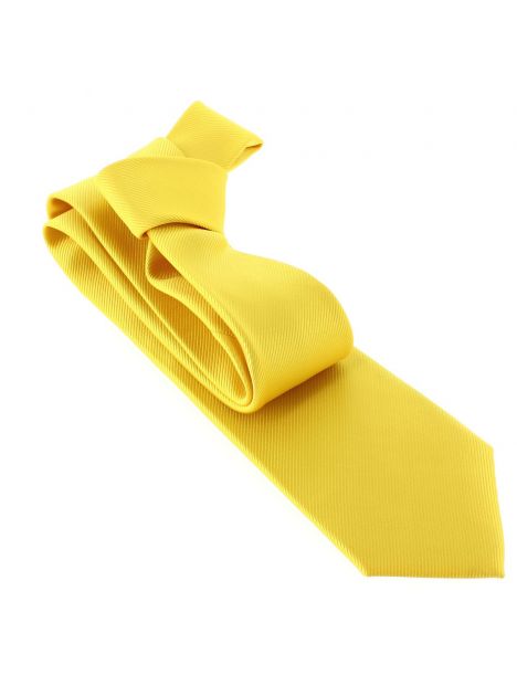 Cravate CLJ, Jaune poussin Clj Charles Le Jeune