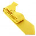 Cravate CLJ, Jaune poussin Clj Charles Le Jeune