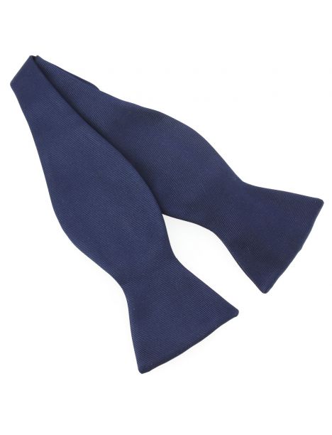 Noeud papillon à nouer en soie, Bleu marine, Fait à la main Tony & Paul