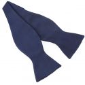 Noeud papillon à nouer en soie, Bleu marine, Fait à la main Tony & Paul