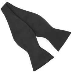 Noeud papillon à nouer en soie, Nero, Fait à la main Tony & Paul 2