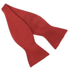 Noeud papillon à nouer en soie, Rouge Peonia, Fait à la main Tony & Paul 2