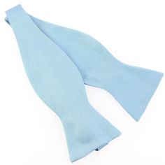 Noeud papillon à nouer en soie, Tevere Bleu, Fait à la main Tony & Paul 2