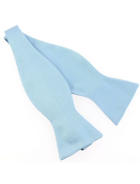 Noeud papillon à nouer en soie, Tevere Bleu, Fait à la main Tony & Paul