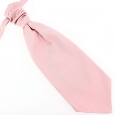 Lavallière nouée en soie, Rose Crocus, Faite à la main Tony & Paul 2