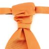 Lavallière nouée en soie, Orange Rame, Faite à la main Tony & Paul Cravates