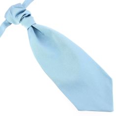 Lavallière nouée en soie, Tevere Bleu, Faite à la main Tony & Paul 2