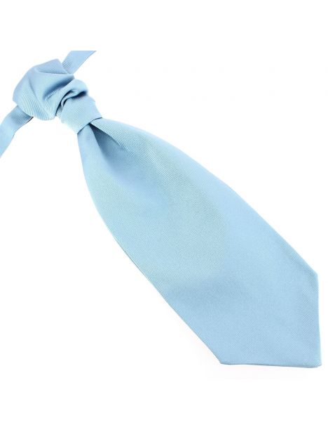 Lavallière nouée en soie, Tevere Bleu, Faite à la main Tony & Paul