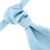 Lavallière nouée en soie, Tevere Bleu, Faite à la main Tony & Paul Cravates