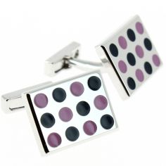 Boutons de manchette, Seventies Rose Clj Charles Le Jeune 2