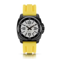 Montre Kennett Valour, Blanc sur jaune Kennett