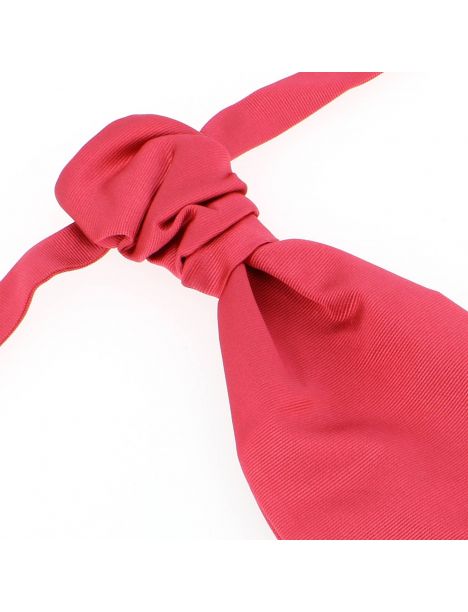 Lavallière nouée en soie, Rose Ribes, Faite à la main Tony & Paul