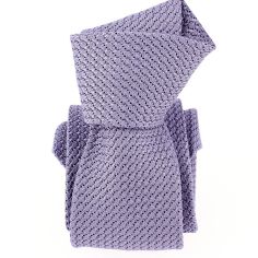 Cravate grenadine de soie, violet ciel, Tony & Paul Tony & Paul