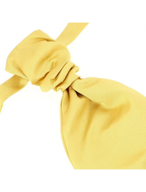 Lavallière nouée en soie, Oro, Faite à la main Tony & Paul