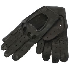 Gant cuir marron Luxe, agneau, fait main en Italie Guanti di Arcucci