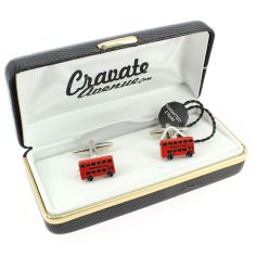 Boutons de manchette, London bus, rouge Cravate Avenue Signature 2