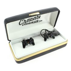 Boutons de manchette, manette PS3 noir Cravate Avenue Signature 2