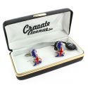 Boutons de manchette, Grande bretagne et Union Jack Cravate Avenue Signature