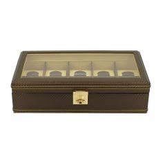 Ecrin 10 montres, Carbone, fibre de carbone intérieur jaune Friedrich 23 2