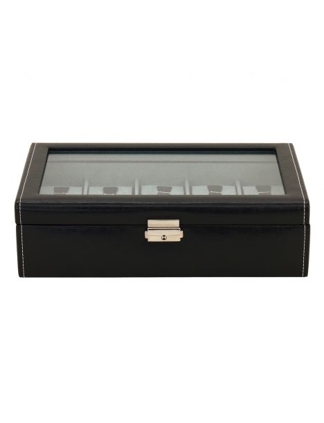 Ecrin 10 montres, James, noir, vitré Friedrich 23