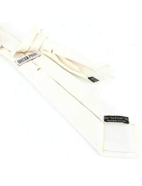 Cravate soie 6 plis, zucchero, Faite à la main Tony & Paul