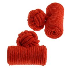 Passementerie cylindre rouge vif Clj Charles Le Jeune