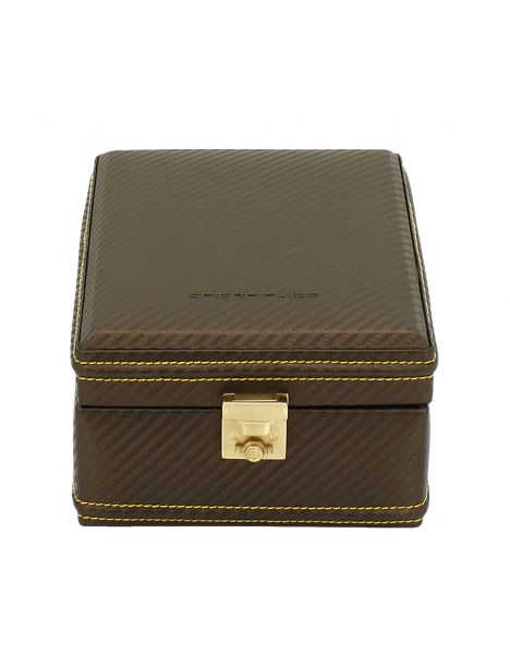 Ecrin 4 montres, Carbone, Couleur fibre de carbone intérieur jaune Friedrich 23