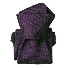 Cravate grenadine de soie, Segni & Disegni, Beverly Violet Segni et Disegni 2