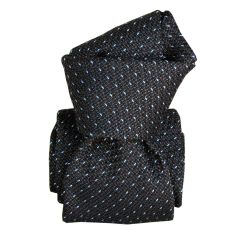 Cravate grenadine de soie, Segni & Disegni, Paris XVI Gris Segni et Disegni 2