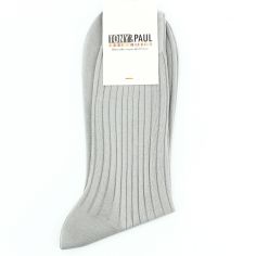 Chaussettes pur fil d'Ecosse. Gris souris. La Vaticana. Tony & Paul 2