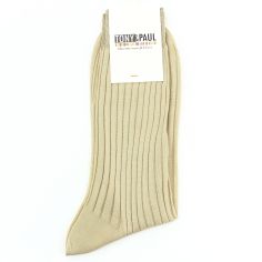Chaussettes pur fil d'Ecosse. Beige. La Vaticana. Tony & Paul 2