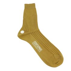 Chaussettes pur fil d'Ecosse. Paille. La Vaticana. Tony & Paul 2